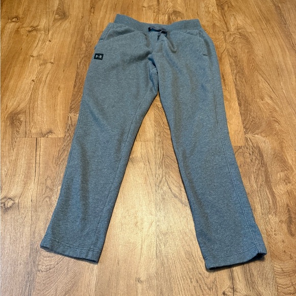 MENS Under Armour Gray Sweatpants SIZE LARGE - Picture 1 of 5